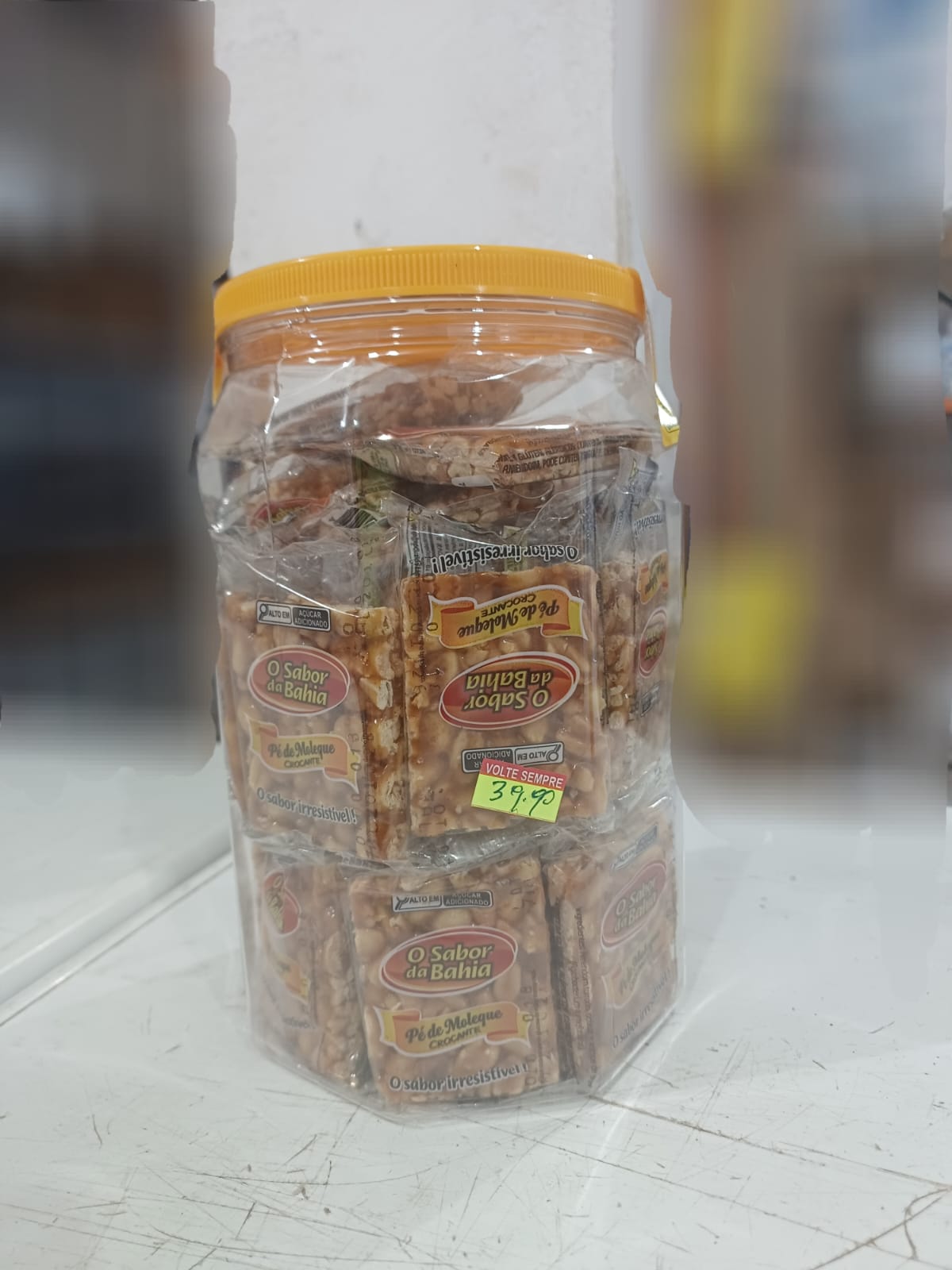 Pé de moleque crocante o sabor da Bahia 